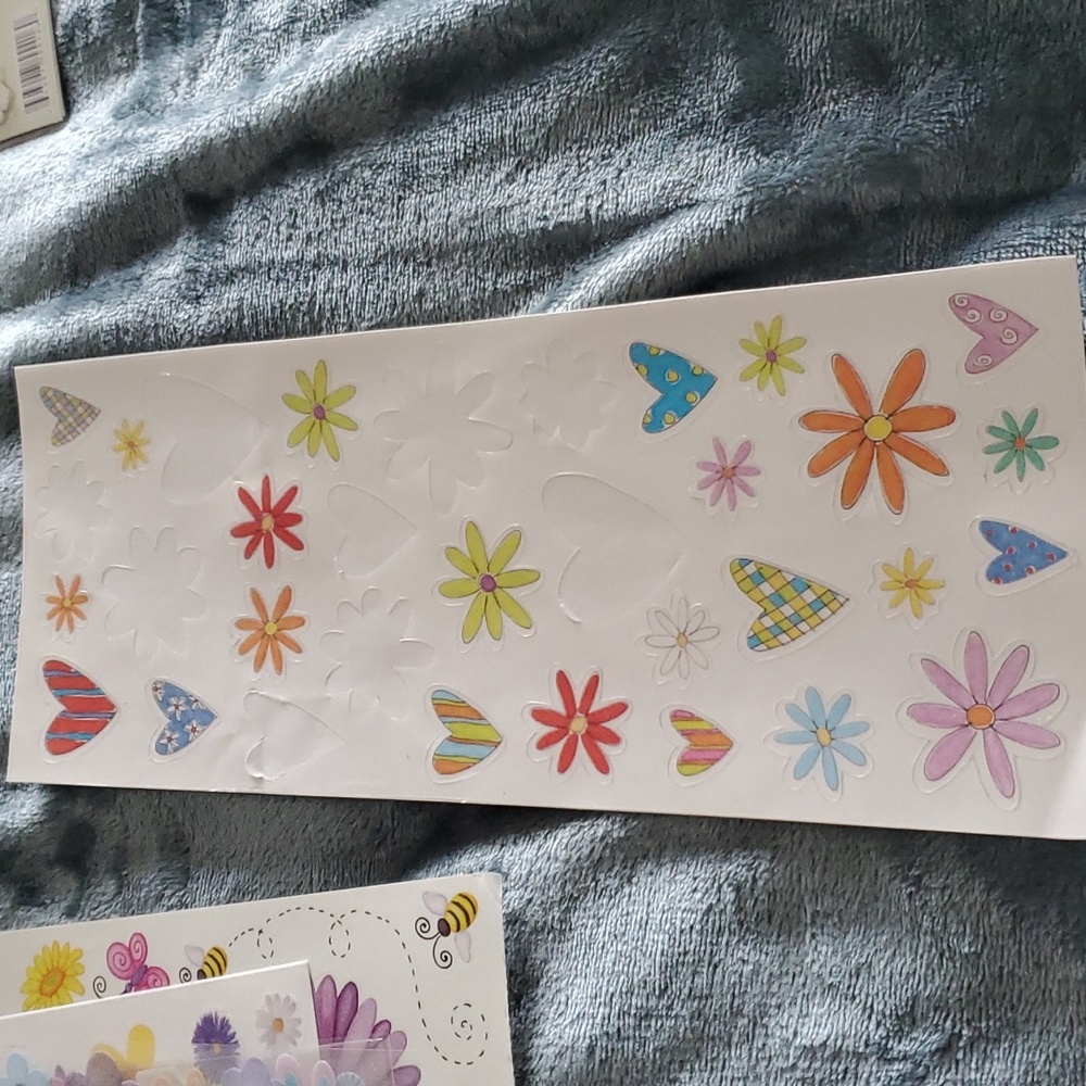 Flower Flowers Stickers Embellishment Bundle Scrapbooking - Picture 6 of 7